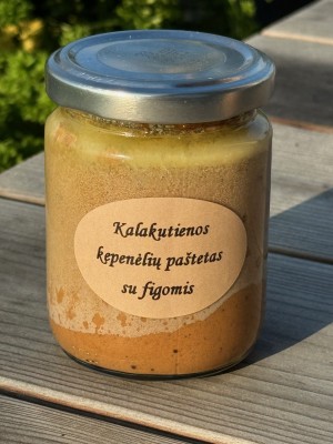 Kalakutienos kepenėlių paštetas su figomis